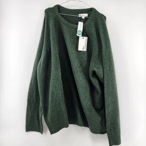 The Commons Men's‎ Green XXL Brushed Crewneck NWT Wool Blend